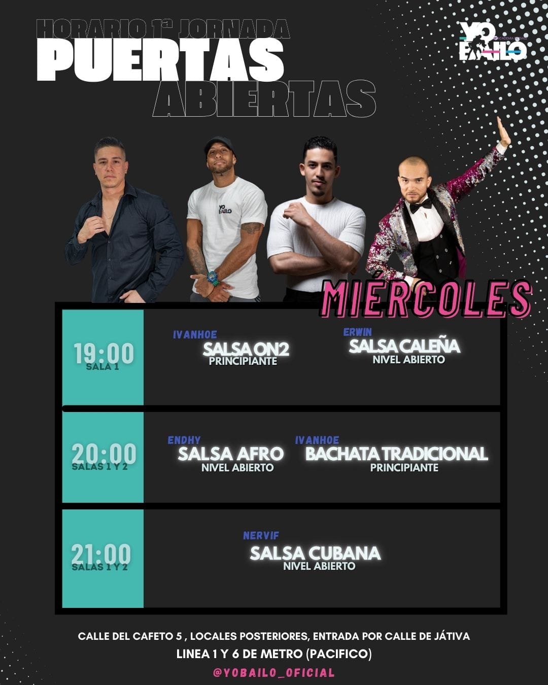 horarios miercoles