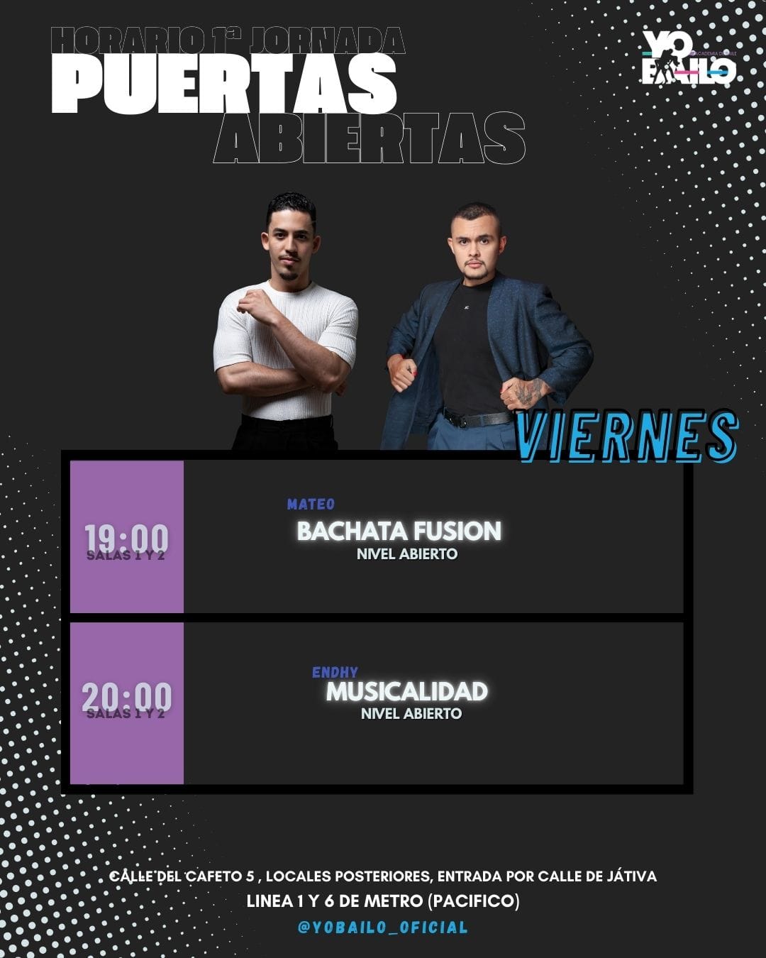 horarios viernes